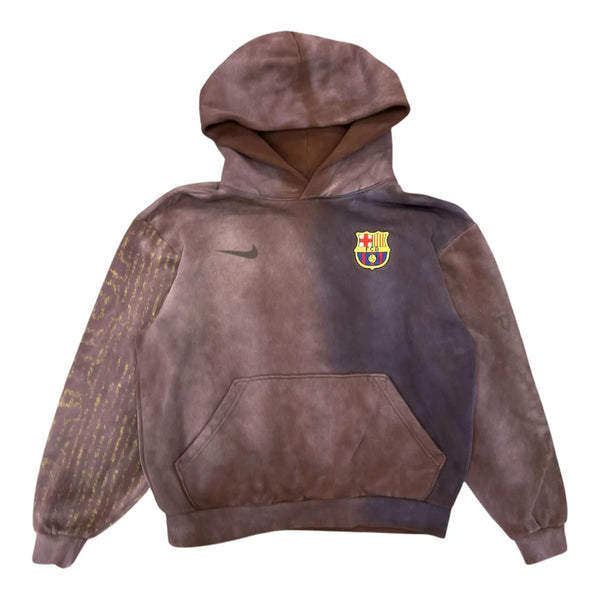 Travis Scott x Nike x FC Barcelona Spray Logo Hoodie Black - Preowned