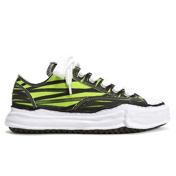 Maison Mihara Yasuhiro Peterson Canvas Sneaker (Green Zebra)