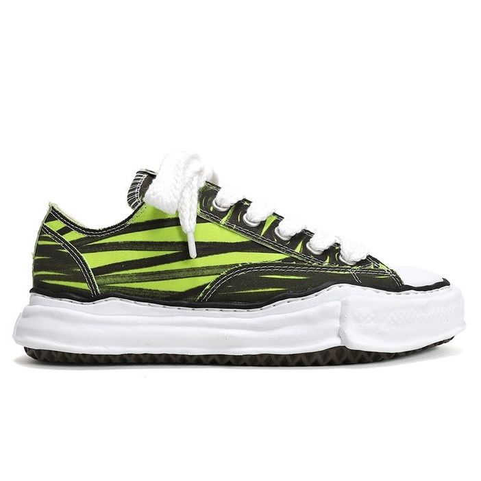 Maison Mihara Yasuhiro Peterson Canvas Sneaker (Green Zebra)