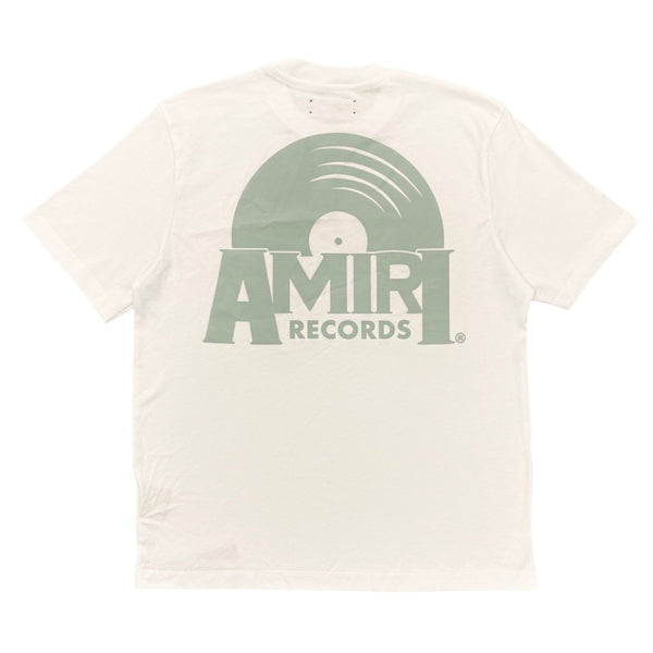 Amiri Records Tee (White/Frosty Green)