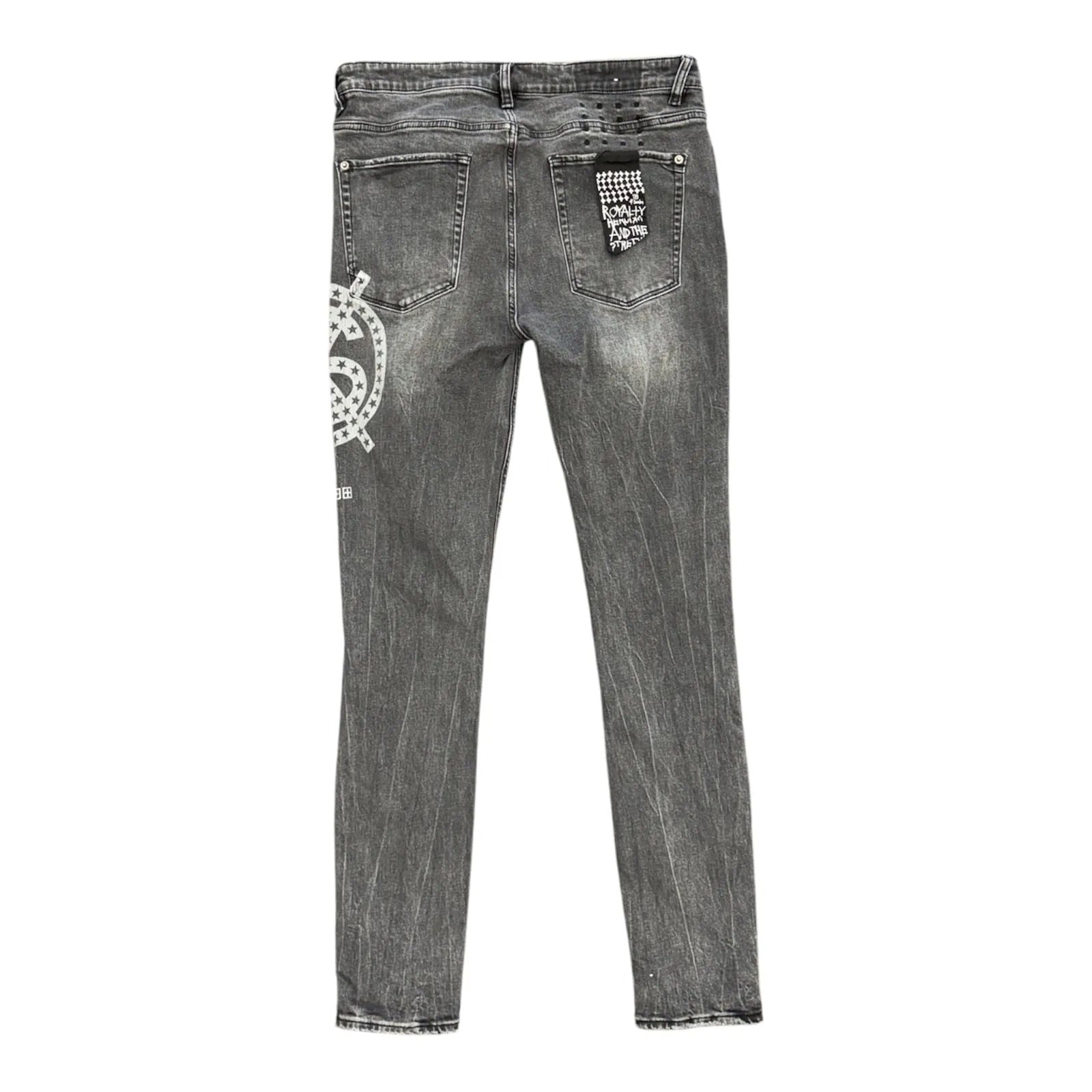Ksubi Van Winkle Paradox Star Jeans (Grey) - Preowned