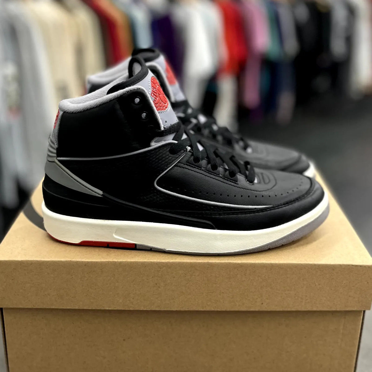 Jordan 2 Retro Black Cement (GS) - Preowned