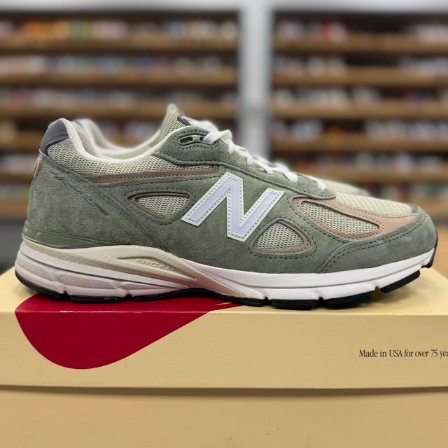 New Balance 990v4 MiUSA Teddy Santis Olive Incense - Preowned