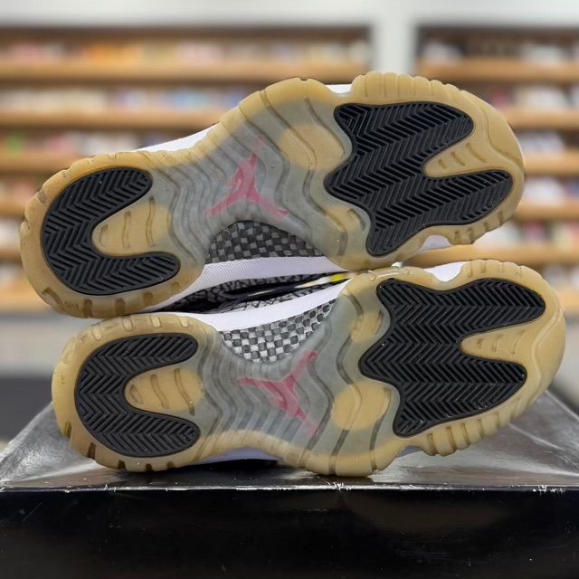 Jordan 11 Retro Low IE Black Cement - Preowned