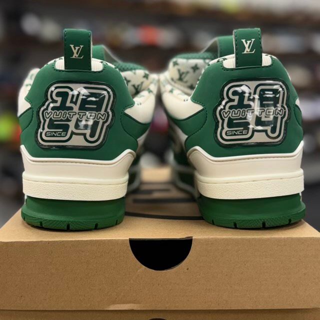 Louis Vuitton LV Skate Sneaker Green White - Preowned