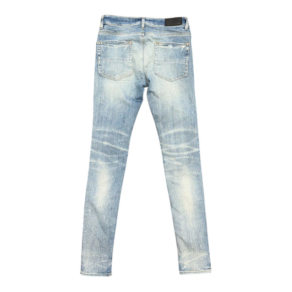 AMIRI MX1 Neon Plaid Jeans Clay Indigo - Preowned