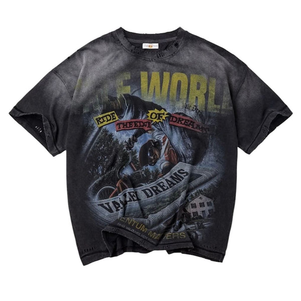 Vale Forever Newspaper Tee (Black)