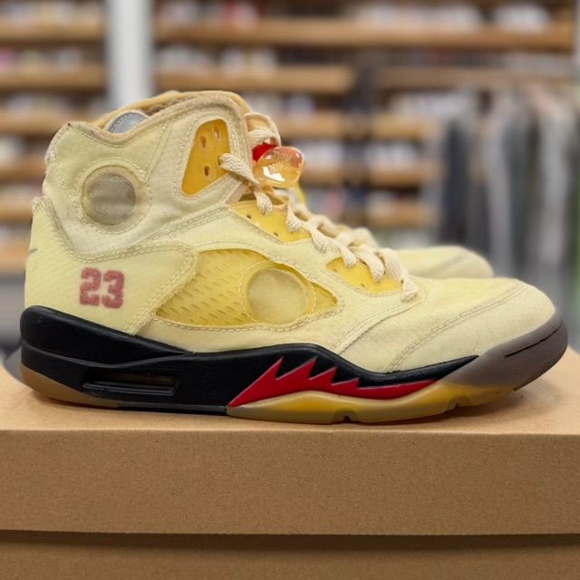 Jordan 5 Retro Off-White Sail - Preowned