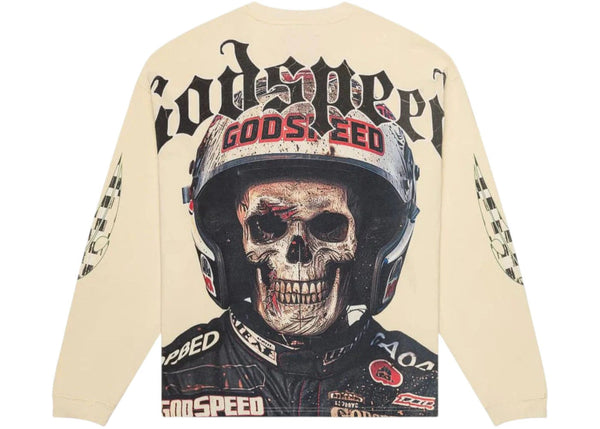 Godspeed Crash Out L/S T-shirt Bone - Preowned