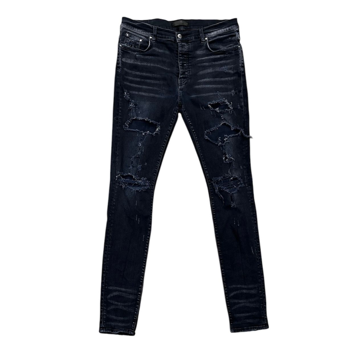 Amiri Thrashed Jean (Black) - Preowned
