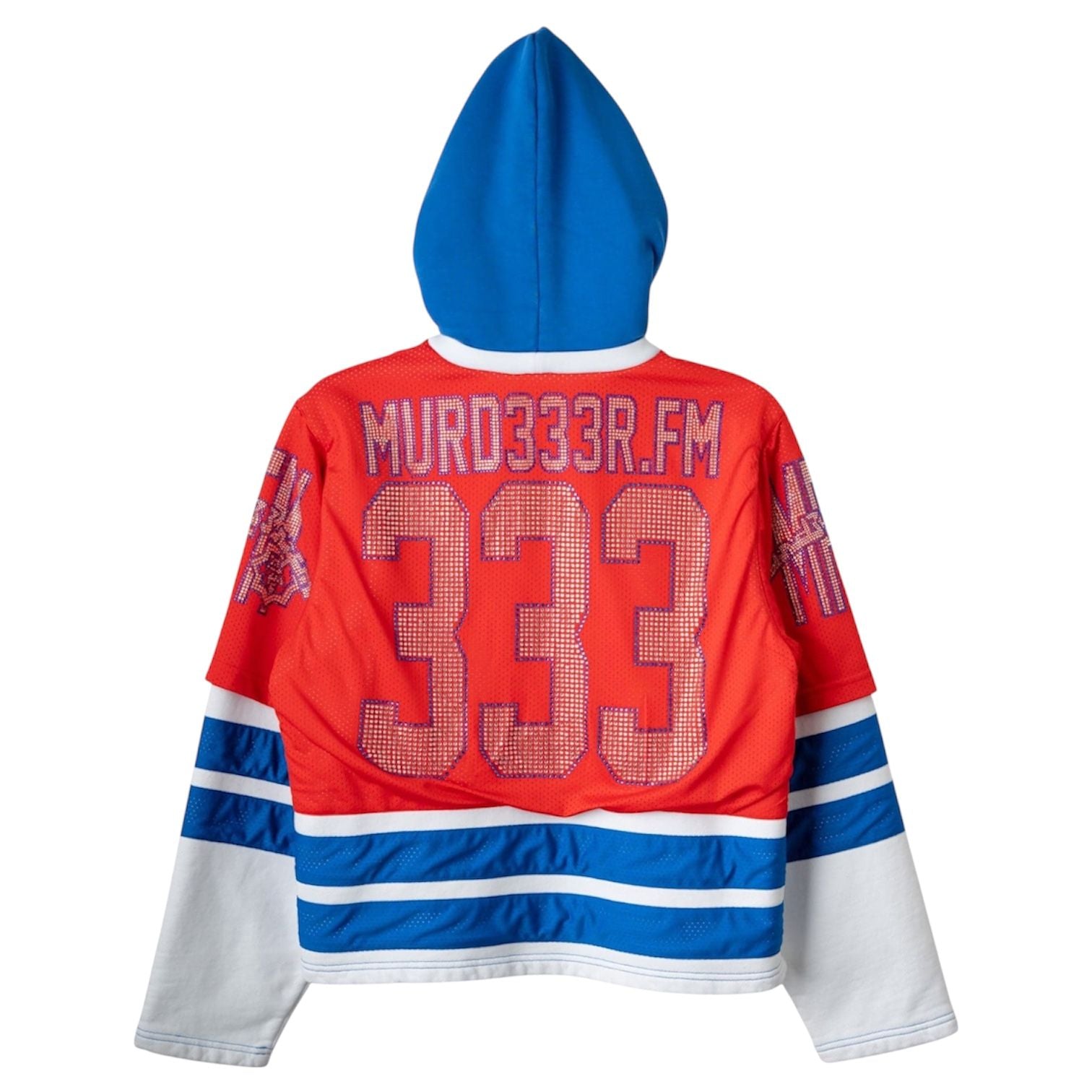 Murd333r FM Swamp Angels Rhinestone Logo Hooded Jersey - Preowned