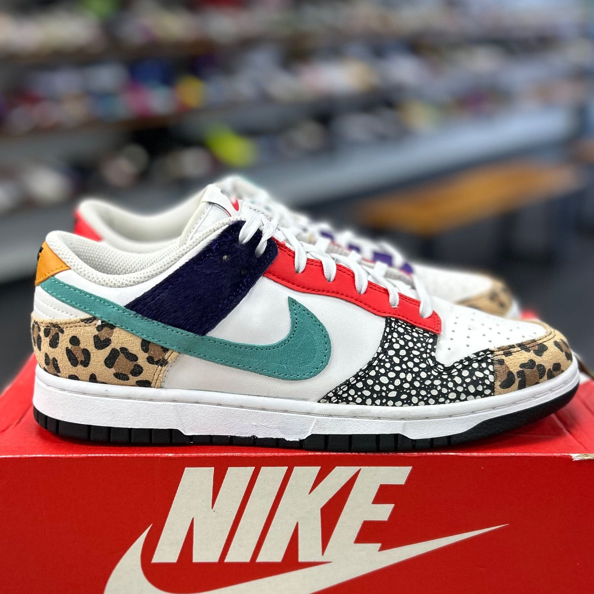 Nike Dunk Low Safari Mix (Women's) - Preowned