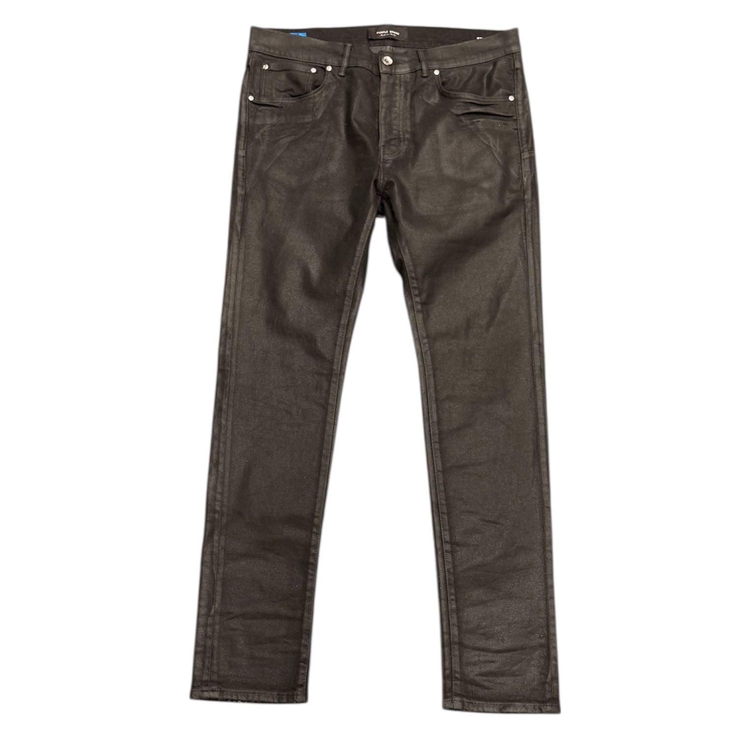 Purple Brand Waxed Jean (Black) - Preowned