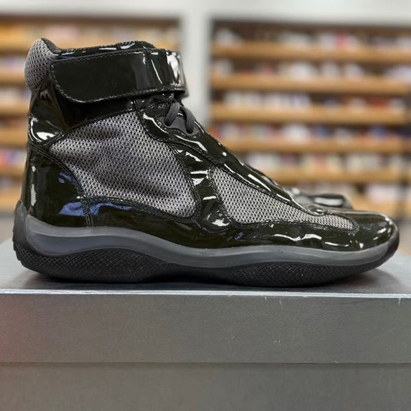 Prada America Cup High Green - Preowned