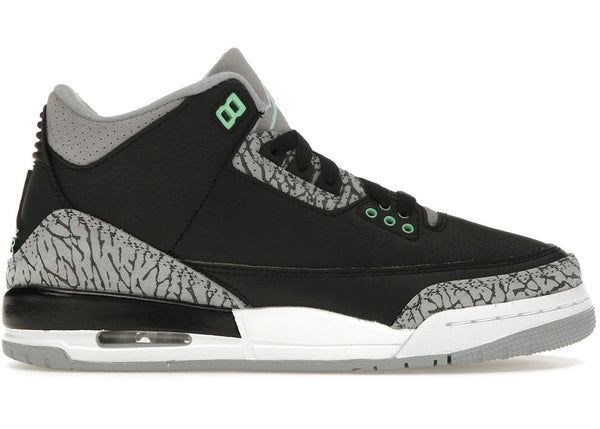 Jordan 3 Retro Green Glow (GS) - Preowned