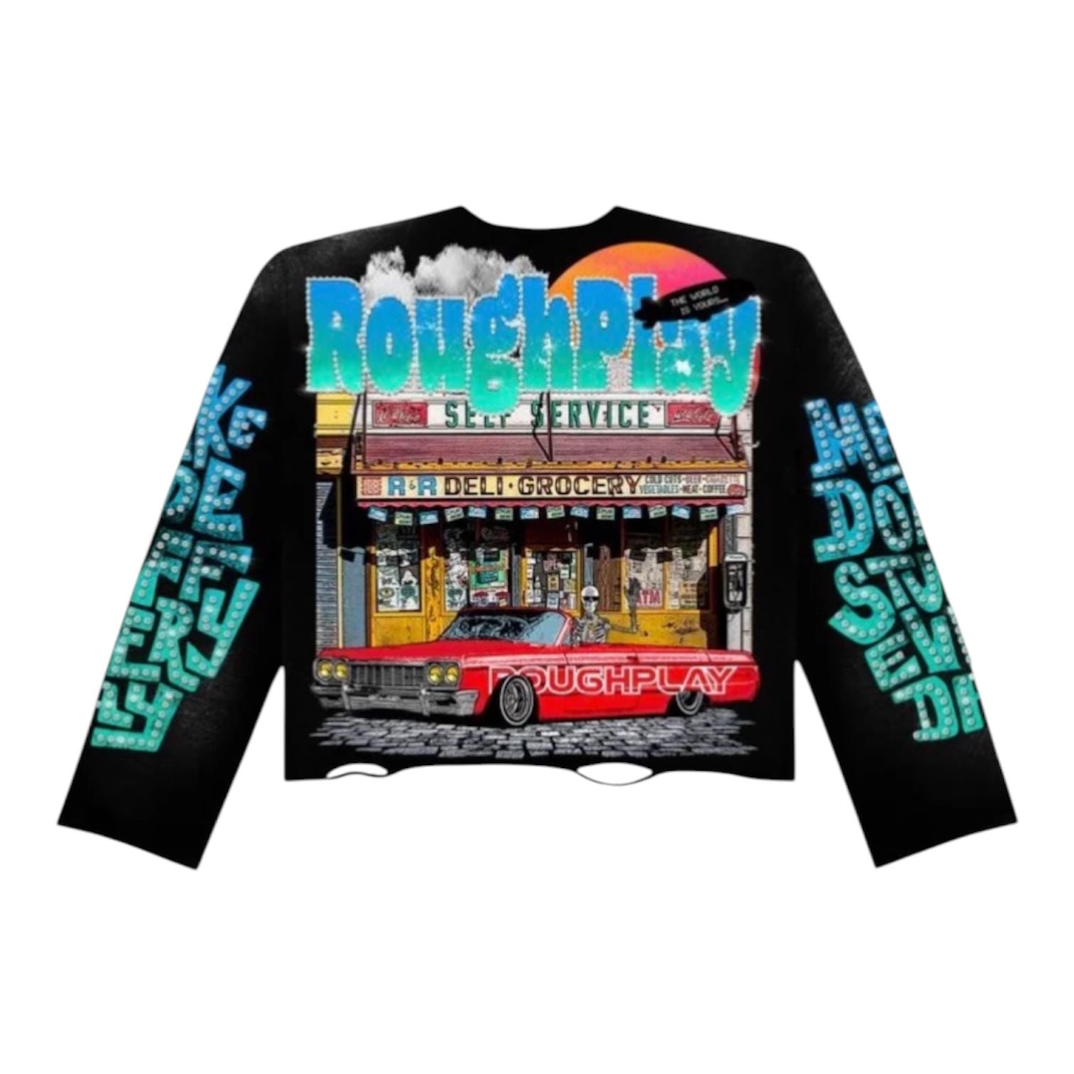 Roughplay Bodega Longsleeve Tee (Black) - Preowned