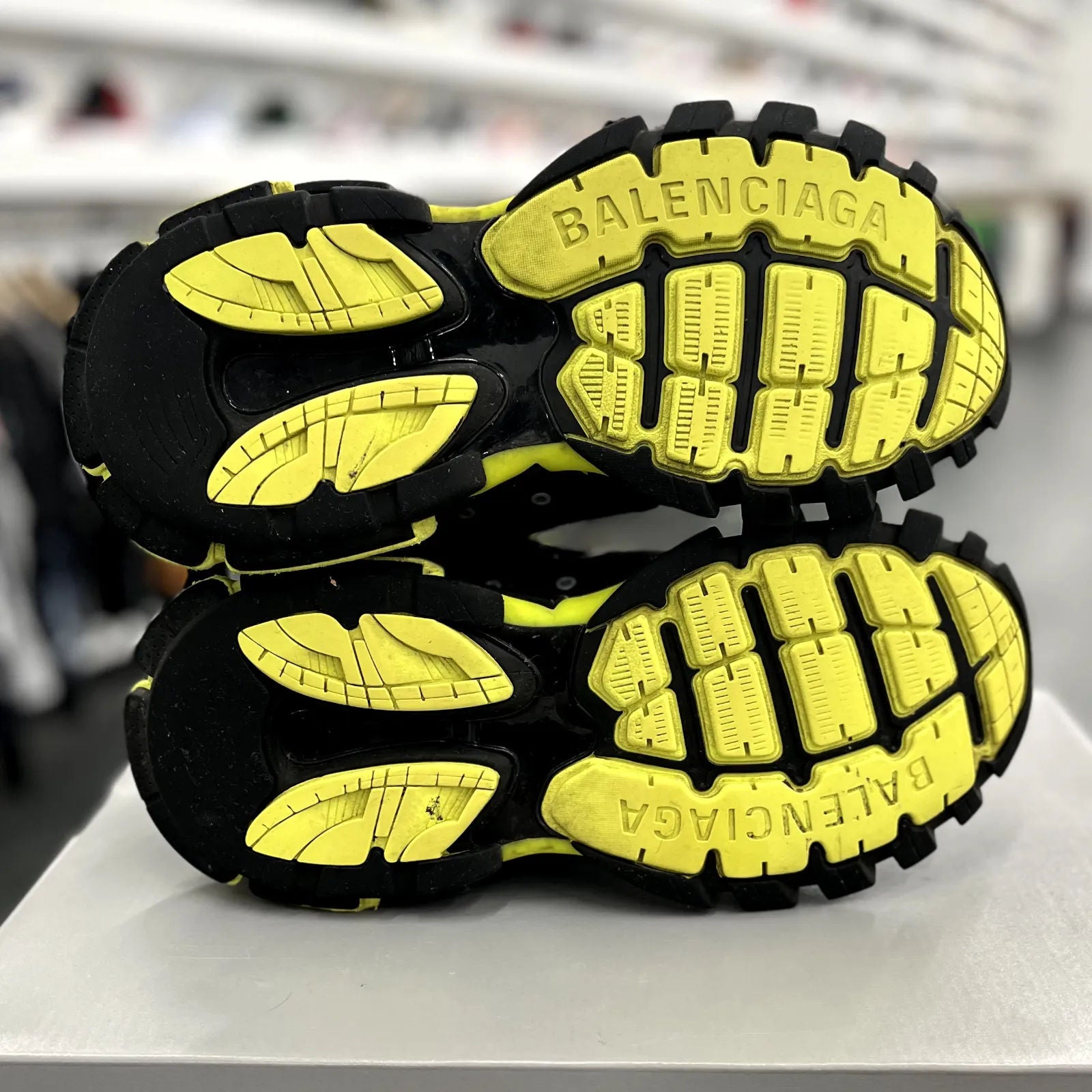 Balenciaga Track Black Neon Yellow - Preowned