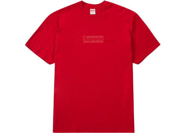Supreme Tonal Box Logo Tee Red - Preowned