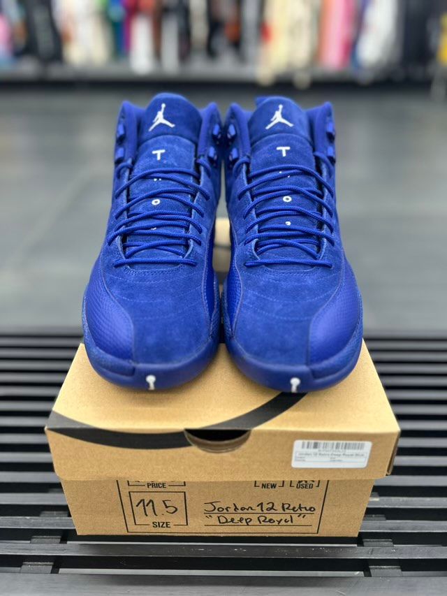 Jordan 12 Retro Deep Royal Blue - Preowned