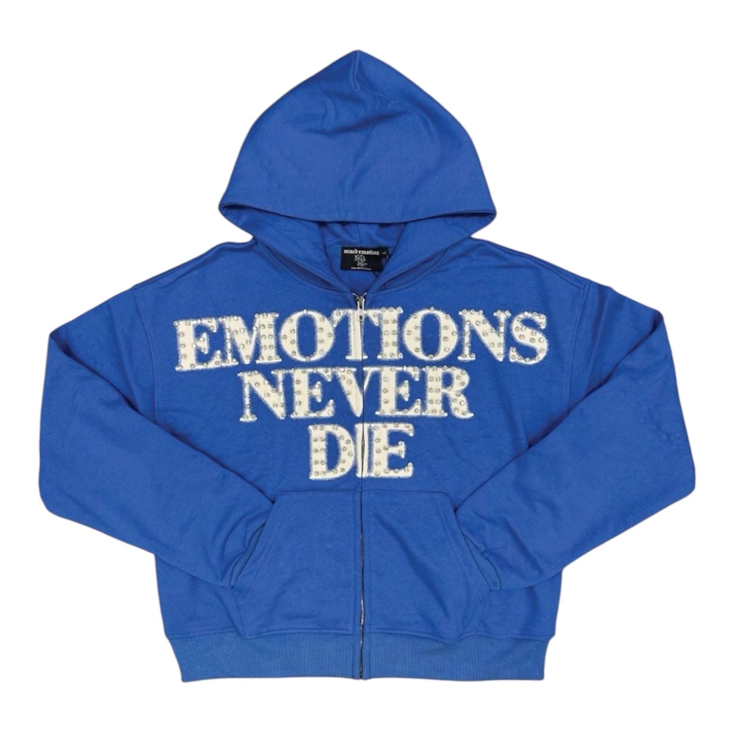 Mixed Emotion End Rhinetone Hoodie (Blue)