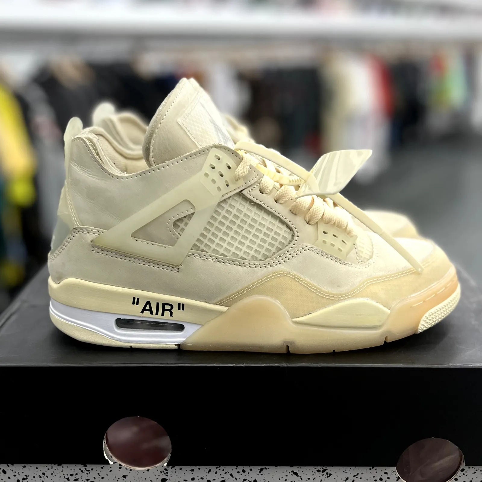 Jordan 4 Retro Off-White Sail (Women's) - Preowned