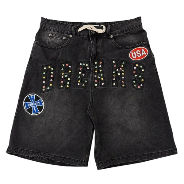 Vale Forever Dream Jorts (Black) - Preowned