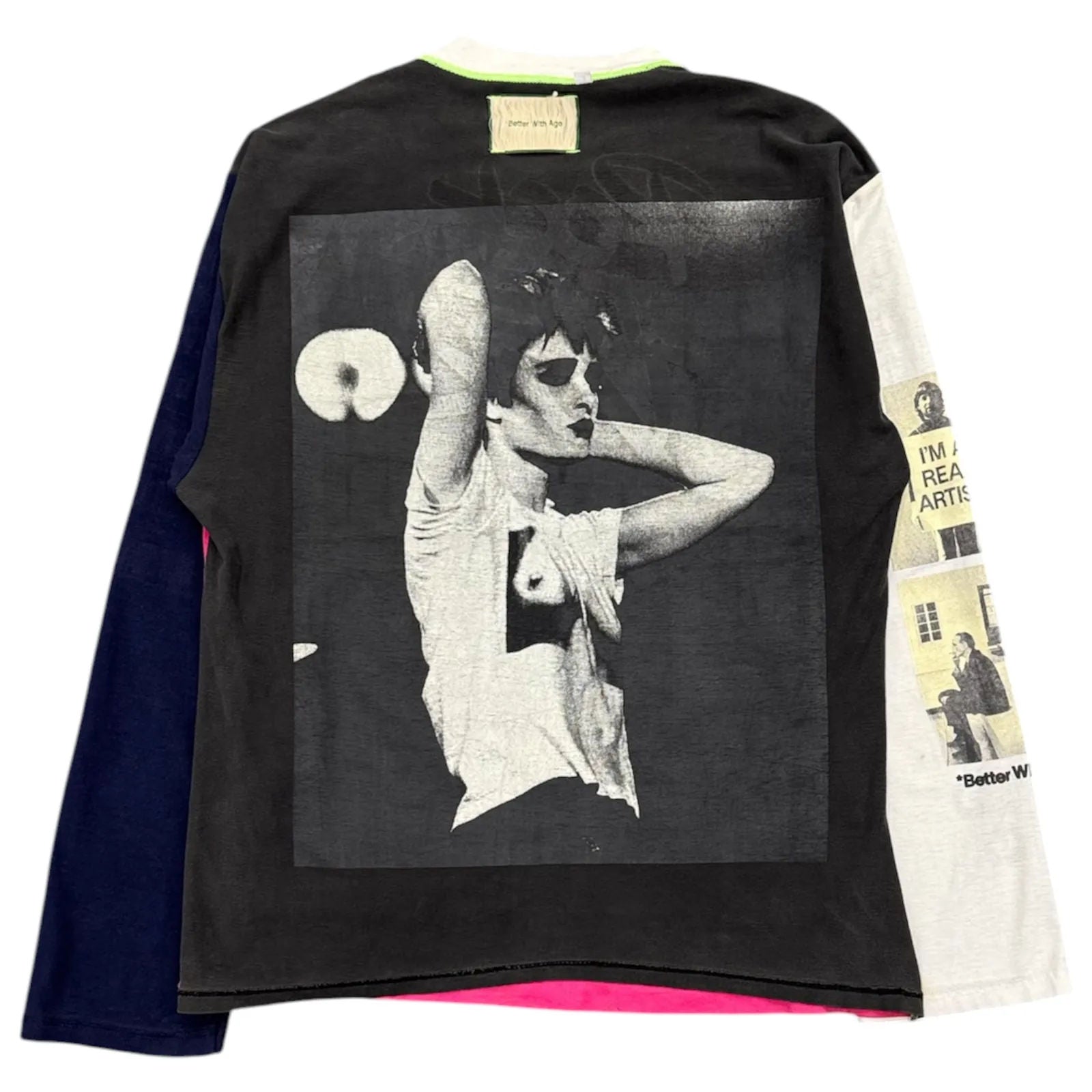 Betterwithage Smear Reversible L/S Tee (Multi) - Preowned
