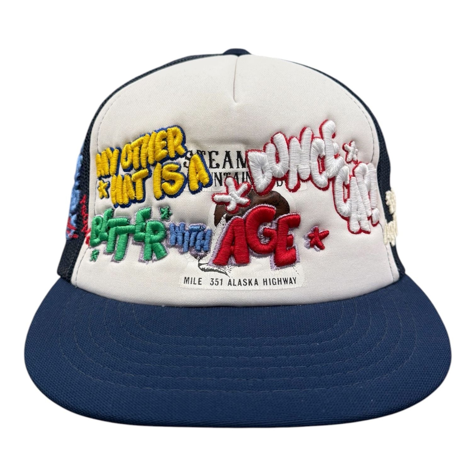 Better With Age Dunce Vintage Hat (Navy)
