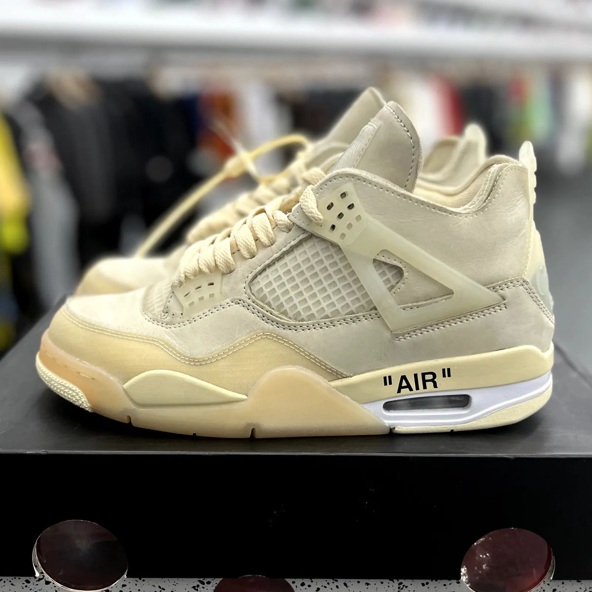 Jordan 4 Retro Off-White Sail (Women's) - Preowned
