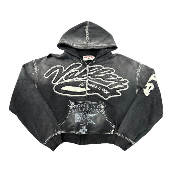 Vale Forever Religion Zip Up Hoodie (Black) - Preowned