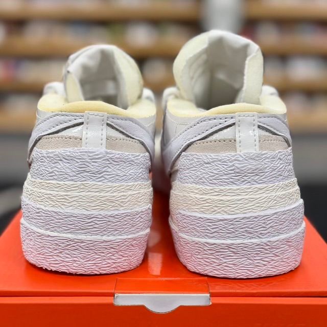 Nike Blazer Low sacai White Patent Leather - Preowned