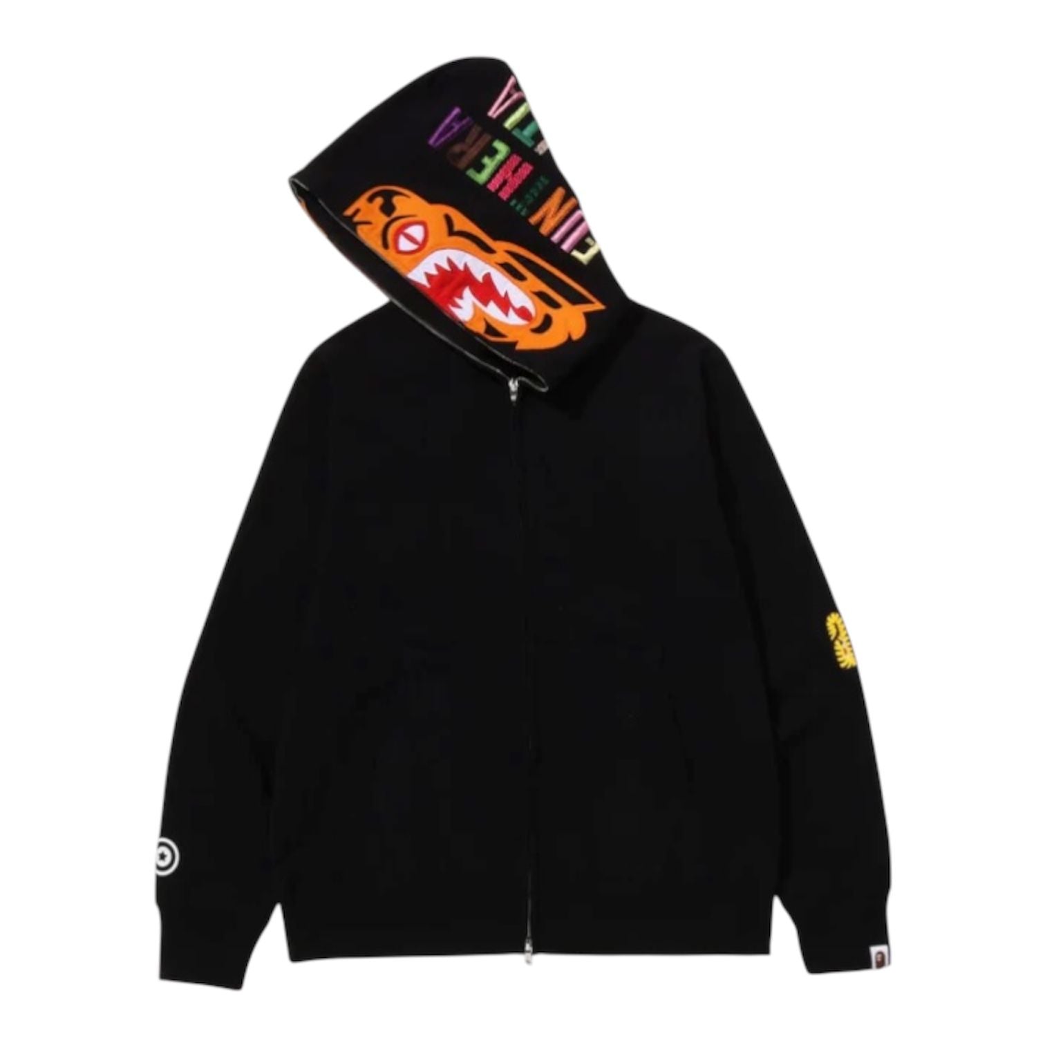 Bape Tiger Full Zip Hoodie (Black)