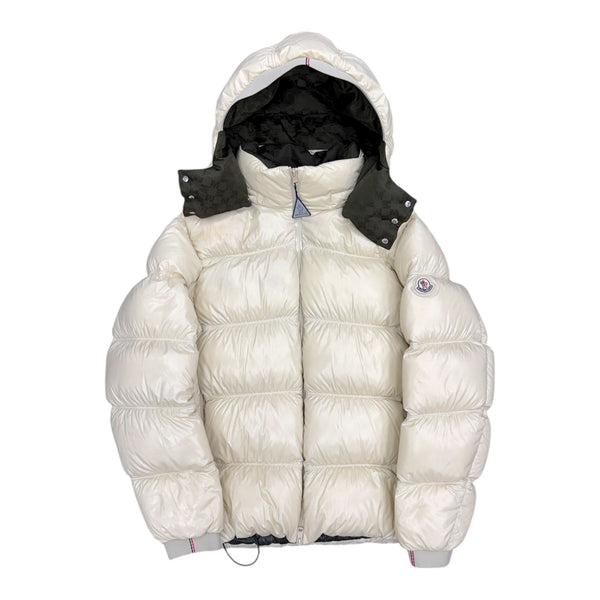 Moncler Orizaba Down Jacket (Cream) - Preowned