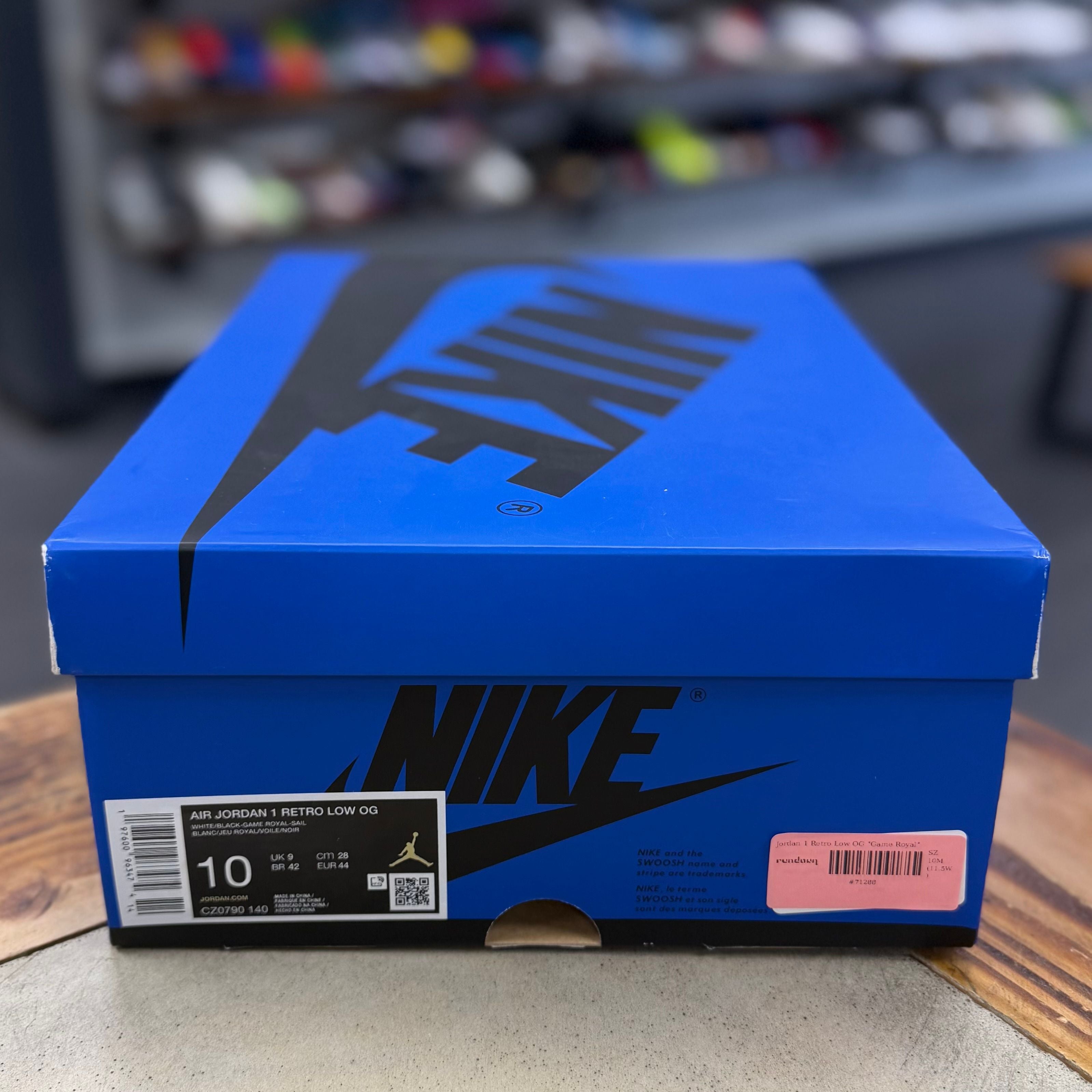 BRAND NEW STEAL - Jordan 1 Retro Low OG Game Royal
