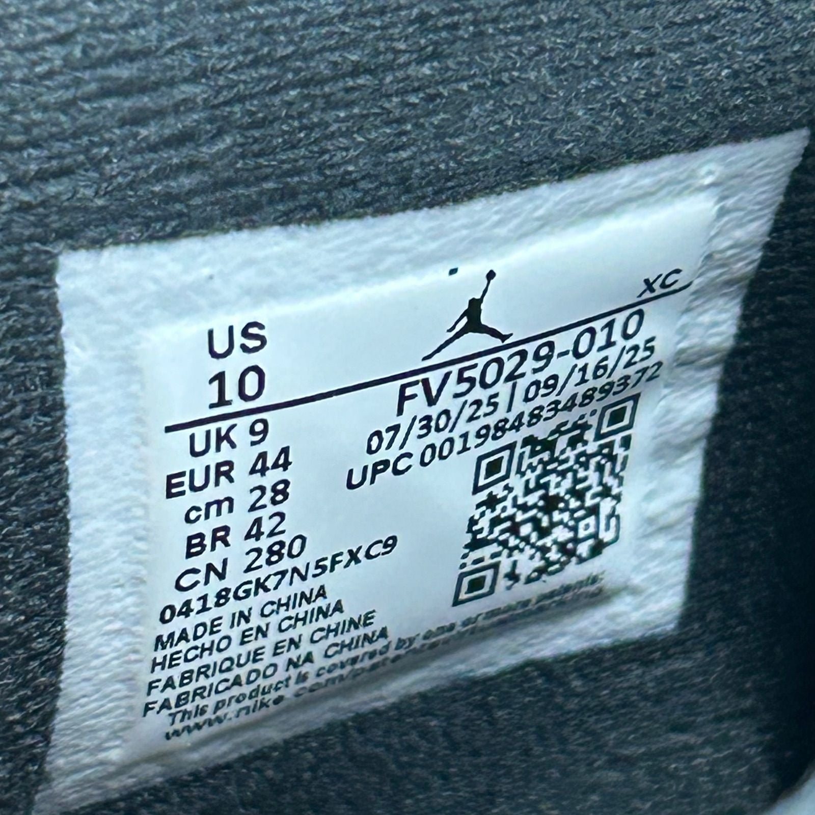 Jordan 4 Retro Black Cat (2025) - Preowned