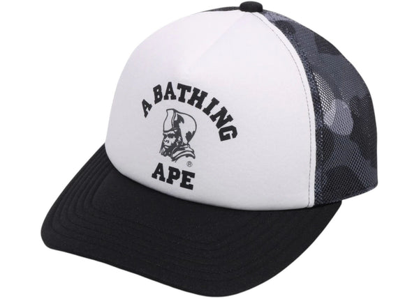 BAPE Color Camo General Mesh Cap Black - Preowned