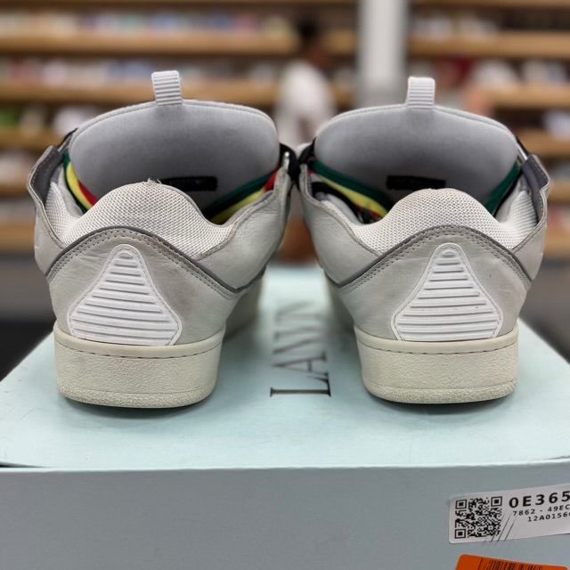 Lanvin Curb Sneaker White Multicolor - Preowned