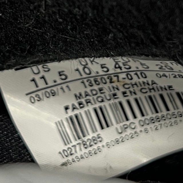 Jordan 5 Retro Black Metallic (2011) - Preowned