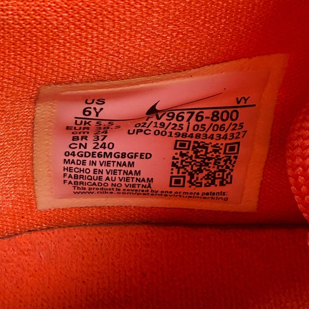 Nike Kobe 6 Total Orange (GS) - Preowned